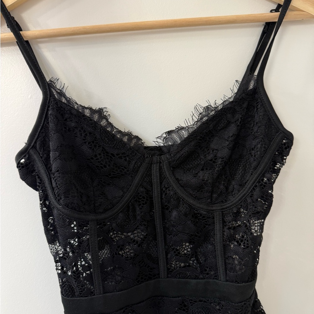Black Lace Bodysuit